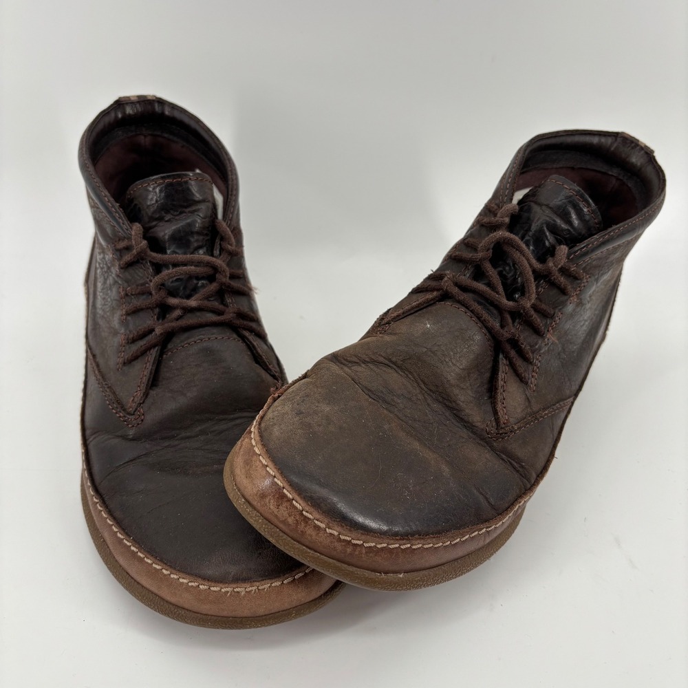Chaco Montrose Chukka Men 8 Brown Leather Lace Up Ankle Boots J150211